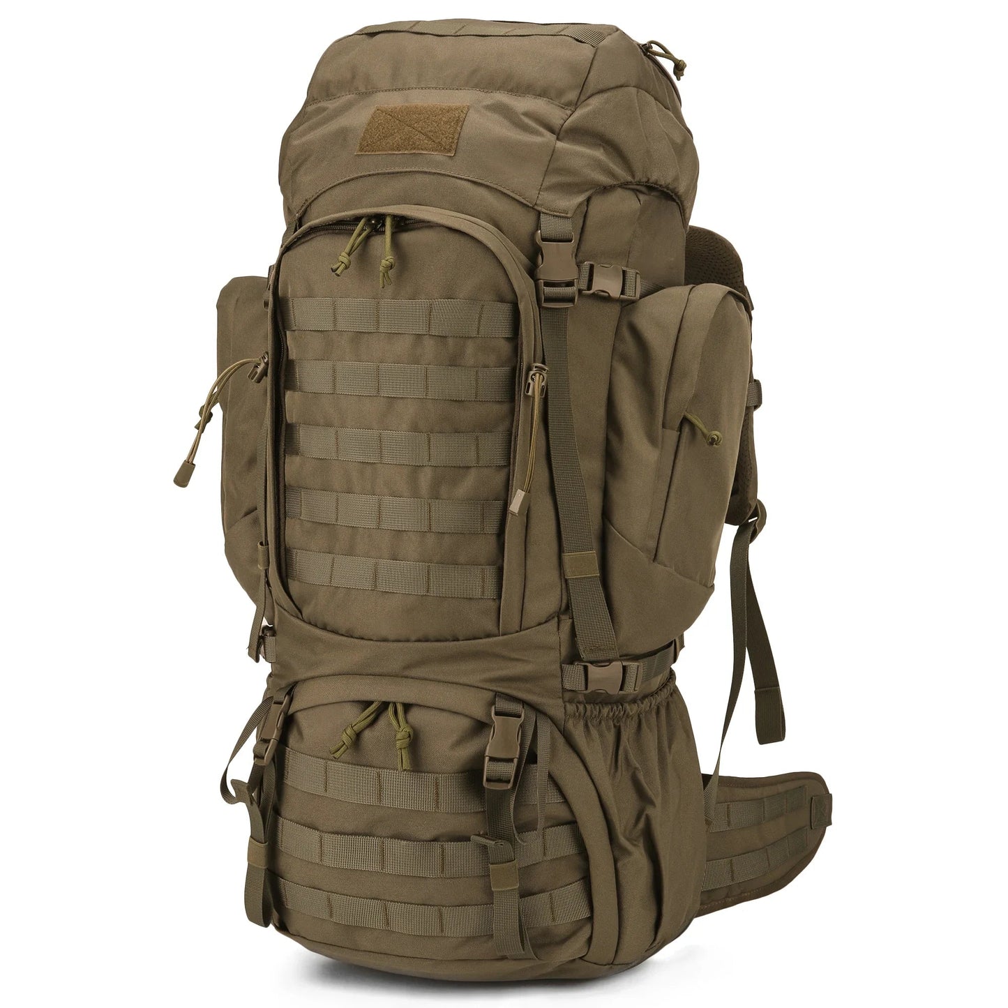 Sac à dos tactique 60L avec Housse de Pluie – pour Camping, Randonnée et Bushcraft. - BLACKBEARD OUTDOOR INDUSTRIES