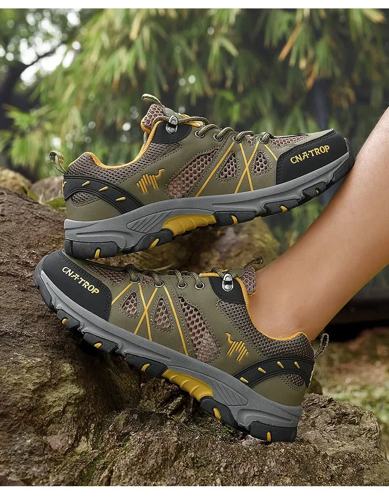Chaussures de Randonnée Homme - Respirantes en Mesh, Légères et Résistantes - Chaussures de Sport pour Randonnée, Chasse et Activités Tactiques - BLACKBEARD OUTDOOR INDUSTRIES