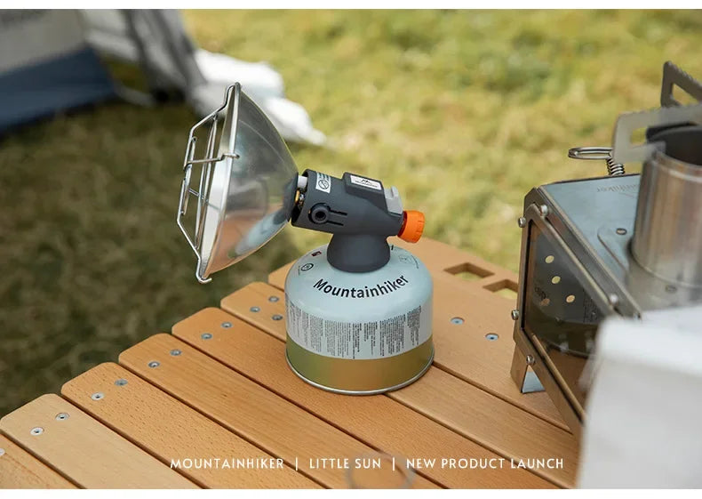 MOUNTAINHIKER Portable Mini Sun Gas Heating Stove Chauffage Gaz Portable Compact pour Camping et Activités Outdoor - BLACKBEARD OUTDOOR INDUSTRIES