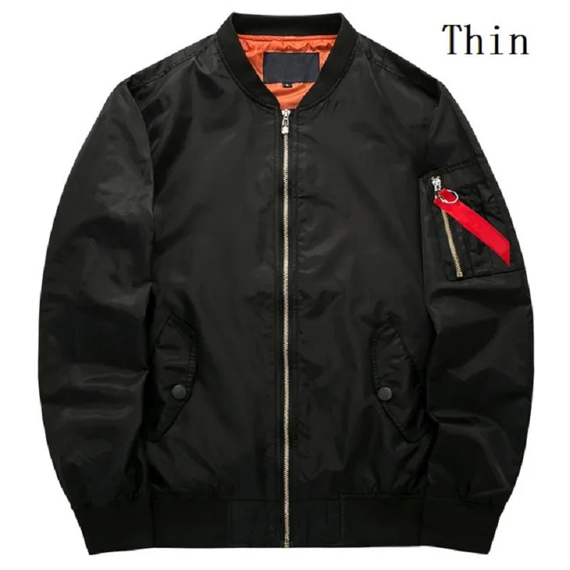 Veste Bomb MA1 Pilote Homme 2023 – Veste Baseball Épaissie Automne-Hiver, Coupe Casual et Militaire - BLACKBEARD OUTDOOR INDUSTRIES