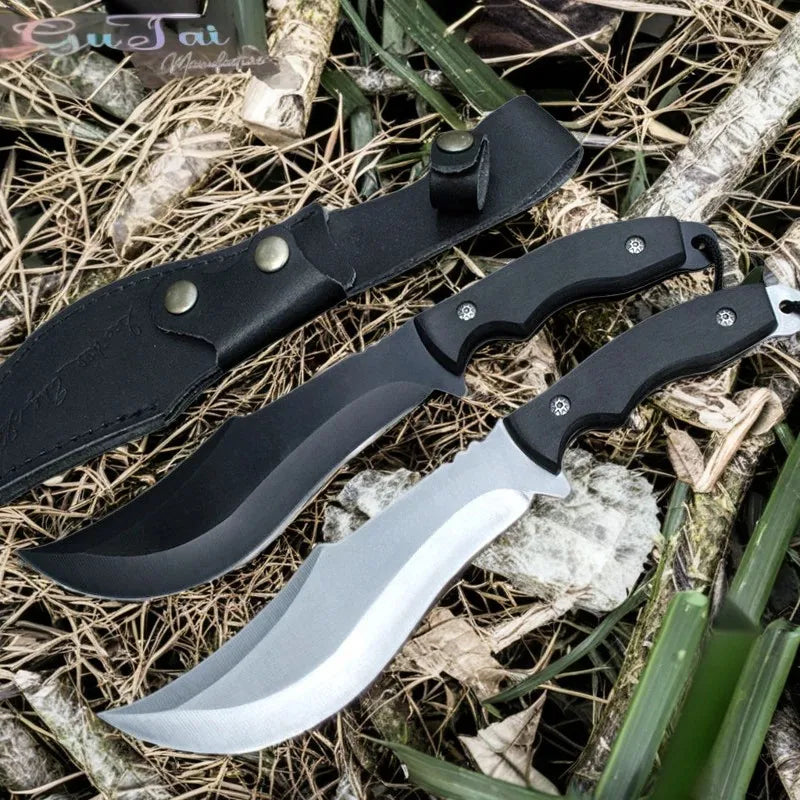Couteau de Randonnée Compact – Lame Fixe Tranchante Haute Dureté - BLACKBEARD OUTDOOR INDUSTRIES