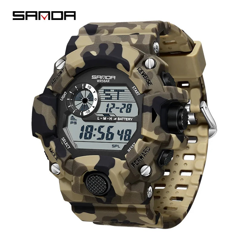 SANDA 2183 – Montre Électronique Homme - BLACKBEARD OUTDOOR INDUSTRIES