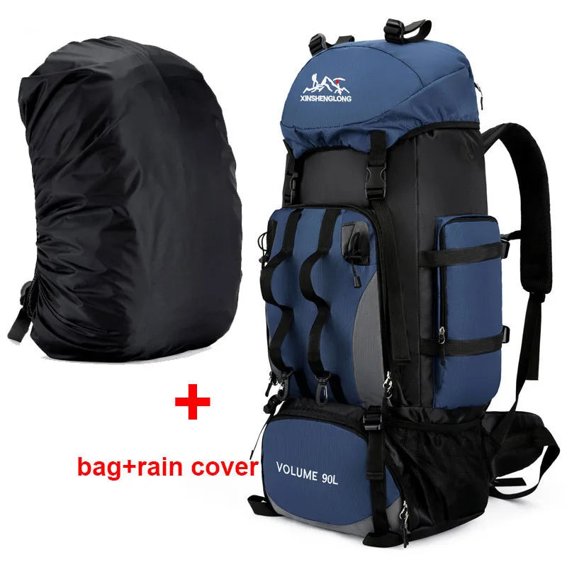 Sac à Dos de Randonnée Imperméable 90L – Sac de Voyage et de Camping avec Grande Capacité, Idéal pour Trekking et Aventures Extérieures - BLACKBEARD OUTDOOR INDUSTRIES