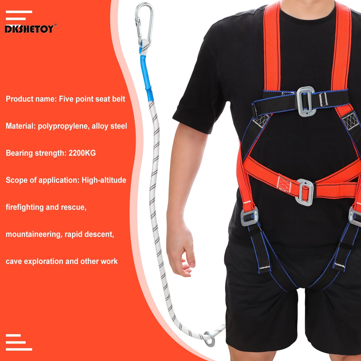 Harnais de Sécurité Professionnel – Protection Antichute pour Randonnée, Camping et Travaux en Hauteur - BLACKBEARD OUTDOOR INDUSTRIES