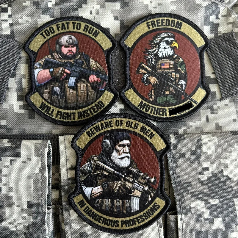 Patch Tactique M4 Rifleman – Badge avec Fixation Velcro - BLACKBEARD OUTDOOR INDUSTRIES