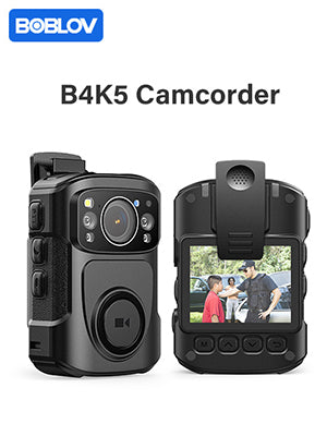 📸 Caméra Corporelle 4K BOBLOV B4K5 – Avec Audio, GPS & Vision Nocturne Ma boutique