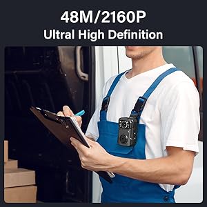 📸 Caméra Corporelle 4K BOBLOV B4K5 – Avec Audio, GPS & Vision Nocturne Ma boutique
