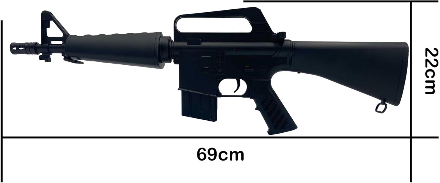 Saigo Defense Pack Airsoft Fusil Modèle M308 à Ressort/Couleurs: Noir/Matière: Plastique Haute Résistance/Puissance 0.5 Joule/Livré avec Accessoires