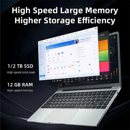 BIOSSANCE 2025 Laptop 14.1" FHD IPS | Intel Core i7-7500U | 12GB RAM DDR4 | 1TB SSD | Windows 11 - BLACKBEARD OUTDOOR INDUSTRIES