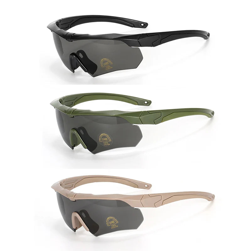 Lunettes Tactiques Polarisées – Set 3 Verres Interchangeables - BLACKBEARD OUTDOOR INDUSTRIES