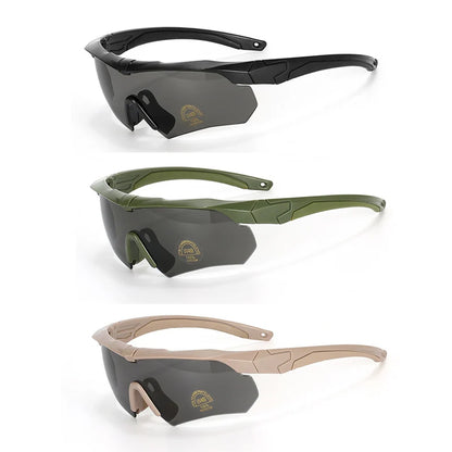 Lunettes Tactiques Polarisées – Set 3 Verres Interchangeables - BLACKBEARD OUTDOOR INDUSTRIES