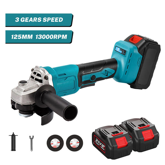 1000W 125MM Brushless Electric Angle Grinder – Meuleuse d’Angle Électrique Sans Balais - BLACKBEARD OUTDOOR INDUSTRIES