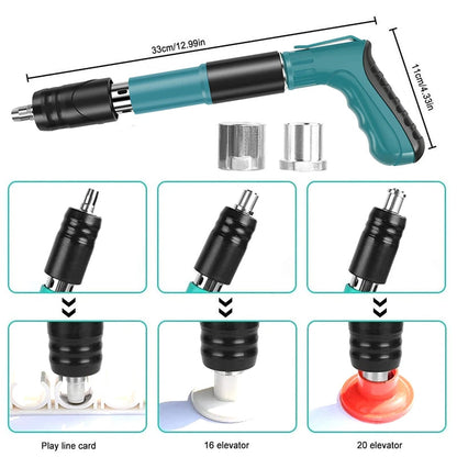 Mini Pistolet à Clous en Acier - 100 Clous + Boîte Plastique | Outil Manuel pour Perforation et Fixation Murale BLACKBEARD OUTDOOR INDUSTRIES