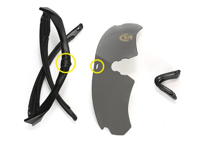 Lunettes Tactiques Polarisées – Set 3 Verres Interchangeables - BLACKBEARD OUTDOOR INDUSTRIES