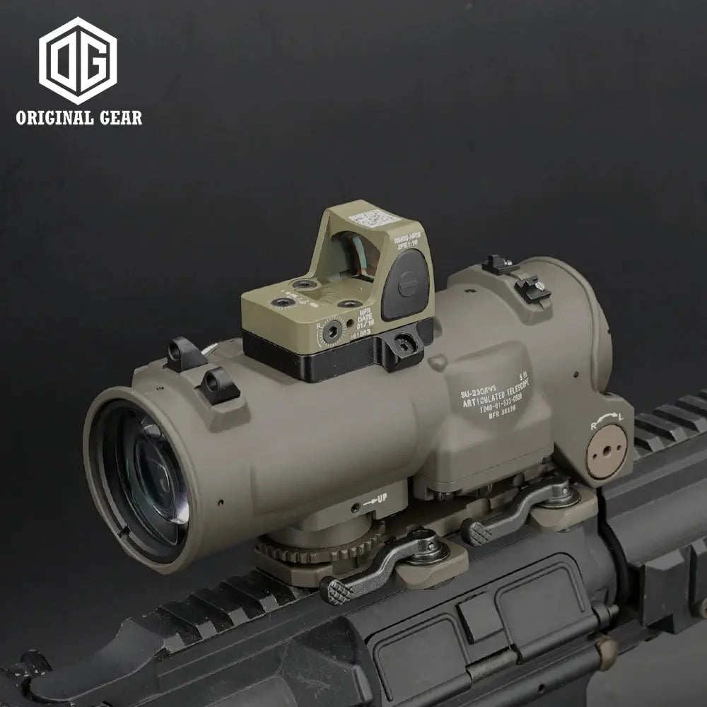 Viseur Tactique DR 1-4X GEN3 Double Fonction avec Réticule Rouge – Optique de Précision pour Fusil, Airsoft et Tir de Chasse Ma boutique