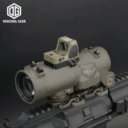 Viseur Tactique DR 1-4X GEN3 Double Fonction avec Réticule Rouge – Optique de Précision pour Fusil, Airsoft et Tir de Chasse Ma boutique
