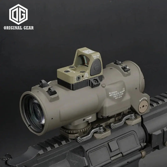 Viseur Tactique DR 1-4X GEN3 Double Fonction avec Réticule Rouge – Optique de Précision pour Fusil, Airsoft et Tir de Chasse Ma boutique