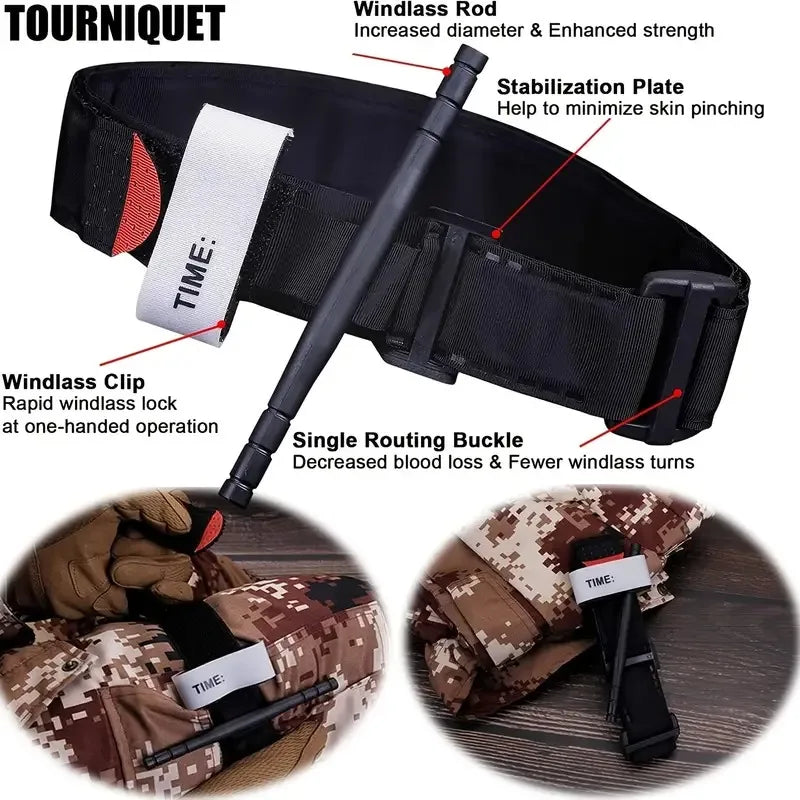 Trousse de Premiers Secours Tactique 156 Pièces – IFAK Compact EDC Ma boutique