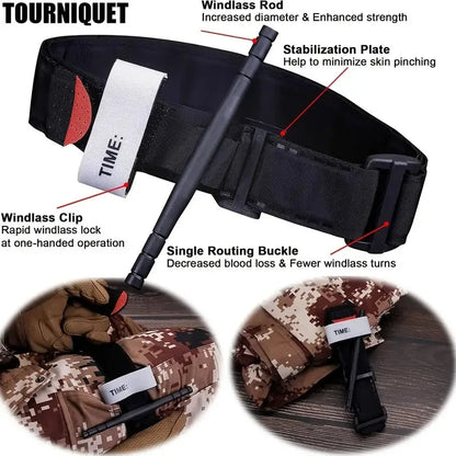 Trousse de Premiers Secours Tactique 156 Pièces – IFAK Compact EDC Ma boutique