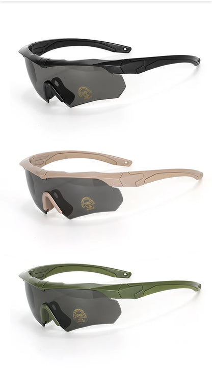 Lunettes Tactiques Polarisées – Set 3 Verres Interchangeables - BLACKBEARD OUTDOOR INDUSTRIES