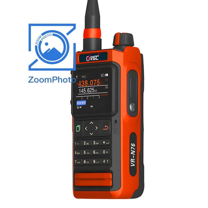 Talkie-Walkie VR-N76 UV Double Bande, IP67 Étanche, Bluetooth, GPS, 5W - BLACKBEARD OUTDOOR INDUSTRIES