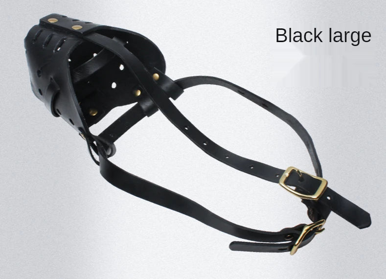 Muselière Panier en Cuir pour Chien – Anti-Morsure et Dressage | Pour Berger Allemand, Doberman, K9 Ma boutique