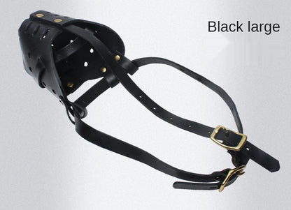 Muselière Panier en Cuir pour Chien – Anti-Morsure et Dressage | Pour Berger Allemand, Doberman, K9 Ma boutique