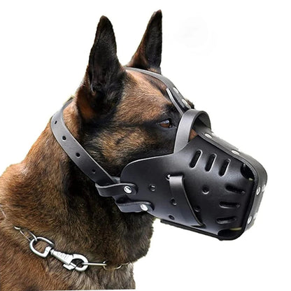 Muselière Panier en Cuir pour Chien – Anti-Morsure et Dressage | Pour Berger Allemand, Doberman, K9 Ma boutique