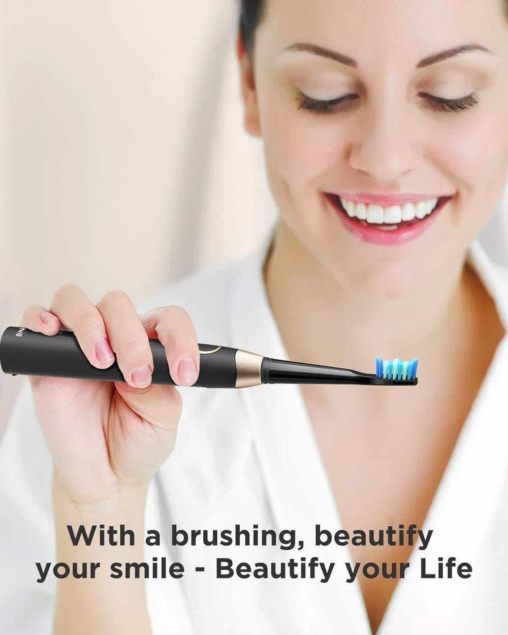 Brosse à dents électrique Fairywill FW-508 à ultrasons – Rechargeable, Minuteur, 5 Modes, Charge rapide, 8 têtes pour adultes - BLACKBEARD OUTDOOR INDUSTRIES