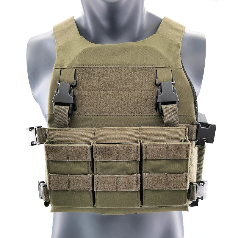 Gilet Tactique FCSK 2.0 – Veste de Combat - Porte Plaques et Découpe Laser BLACKBEARD OUTDOOR INDUSTRIES