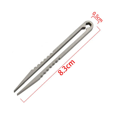 Pince à Épiler en Titane Anti-Rouille – Outil de Secours Outdoor EDC - BLACKBEARD OUTDOOR INDUSTRIES