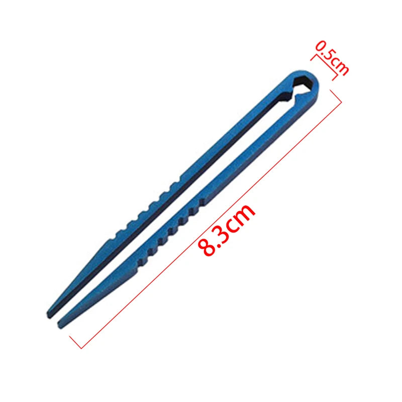 Pince à Épiler en Titane Anti-Rouille – Outil de Secours Outdoor EDC - BLACKBEARD OUTDOOR INDUSTRIES
