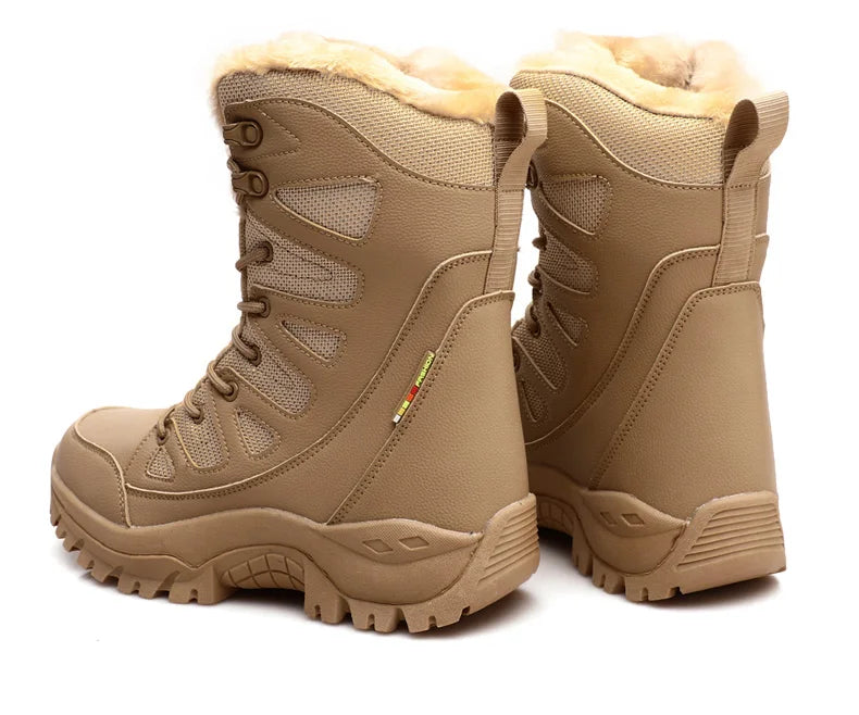Bottes d'Hiver Femme Moipheng - Super Chaleur, Taille Plus, Chaussures à Plateforme, Bottes Moto à mi-mollet avec Doublure en Fourrure - Zapatos Para Mujer - BLACKBEARD OUTDOOR INDUSTRIES