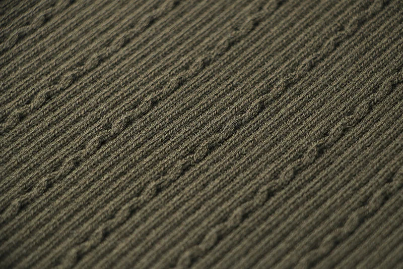 Pull en Laine Mélangée à Col Roulé Femme - Vert Armée, Épaules Padding, Casual, Tricoté pour l'Hiver BLACKBEARD OUTDOOR INDUSTRIES