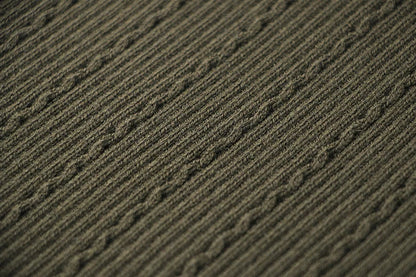 Pull en Laine Mélangée à Col Roulé Femme - Vert Armée, Épaules Padding, Casual, Tricoté pour l'Hiver BLACKBEARD OUTDOOR INDUSTRIES