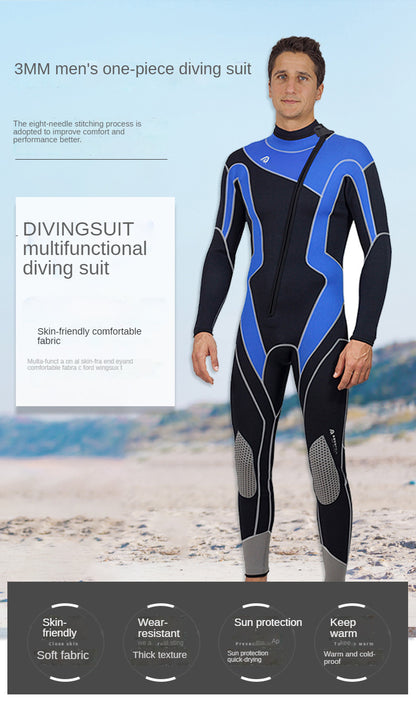 Combinaison de Plongée Homme 3MM Néoprène – Natation, Surf, Plongée, Snorkeling - BLACKBEARD OUTDOOR INDUSTRIES