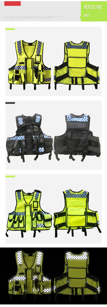 Gilet de Sécurité Tactique - Haute Visibilité pour Patrouille et Travail BLACKBEARD OUTDOOR INDUSTRIES