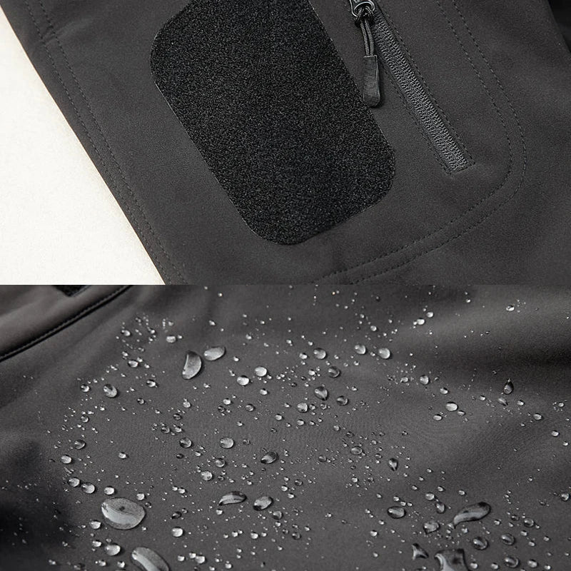 Ensemble Veste & Pantalon Tactique Homme Mazerout | Softshell Imperméable | Fleece Chaud | Randonnée, Pêche, Ski, Sécurité - BLACKBEARD OUTDOOR INDUSTRIES