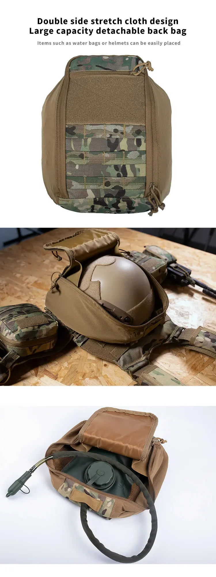 Gilet Tactique YAKEDA VT-8833TB – Plate Carrier Modulable Ma boutique