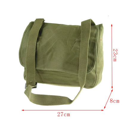 Sac Vintage en Toile – Petite Besace Militaire Rétro Unisexe - BLACKBEARD OUTDOOR INDUSTRIES