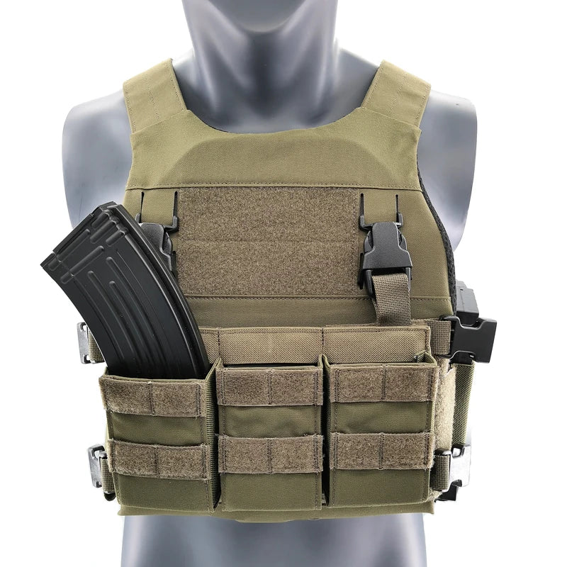 Gilet Tactique FCSK 2.0 – Veste de Combat - Porte Plaques et Découpe Laser BLACKBEARD OUTDOOR INDUSTRIES