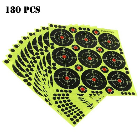 Lot de 180 Cibles Autocollantes Réactives 3 Pouces - BLACKBEARD OUTDOOR INDUSTRIES