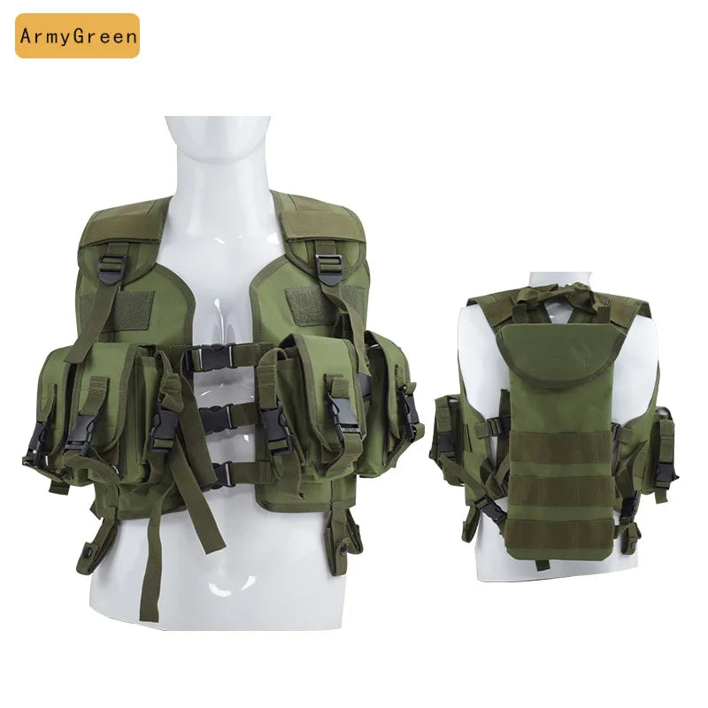 Gilet Tactique RUIN HAWK - Veste de Combat et Protection MOLLE pour Entraînement Militaire, Tir, Chasse et Activités Extérieures BLACKBEARD OUTDOOR INDUSTRIES