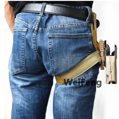 Sangle de Cuisse Élastique pour Étui Universel de Pistolet – Confort et Sécurité Ma boutique