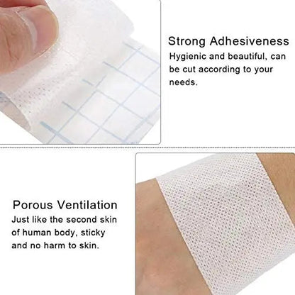 Ruban Adhésif Non-Tissé Respirant – Pansement Protecteur Doux en Tissu Antibactérien pour Cicatrisation des Plaies Ma boutique