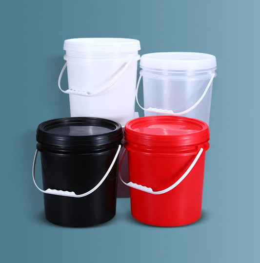 Seau en Plastique Alimentaire Épais 10L avec Couvercle et Poignée - BLACKBEARD OUTDOOR INDUSTRIES