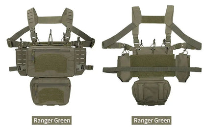 YAKEDA Tactical Mini Chest Rig – Laser Cut MOLLE Ma boutique