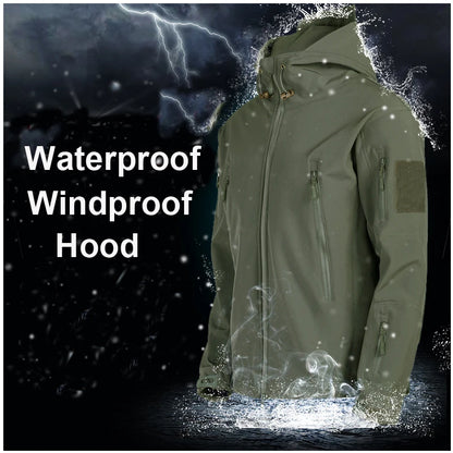 Ensemble Veste & Pantalon Tactique Homme Mazerout | Softshell Imperméable | Fleece Chaud | Randonnée, Pêche, Ski, Sécurité - BLACKBEARD OUTDOOR INDUSTRIES