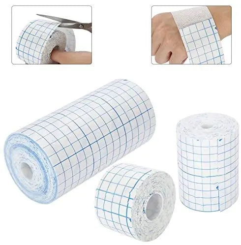 Ruban Adhésif Non-Tissé Respirant – Pansement Protecteur Doux en Tissu Antibactérien pour Cicatrisation des Plaies Ma boutique