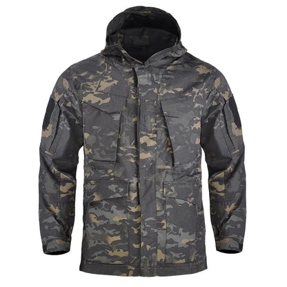 🪖 Veste M65 Militaire Homme | MEGE KNIGHT – Coupe-Vent Camouflage à Capuche | Hiver & Mi-saison - BLACKBEARD OUTDOOR INDUSTRIES